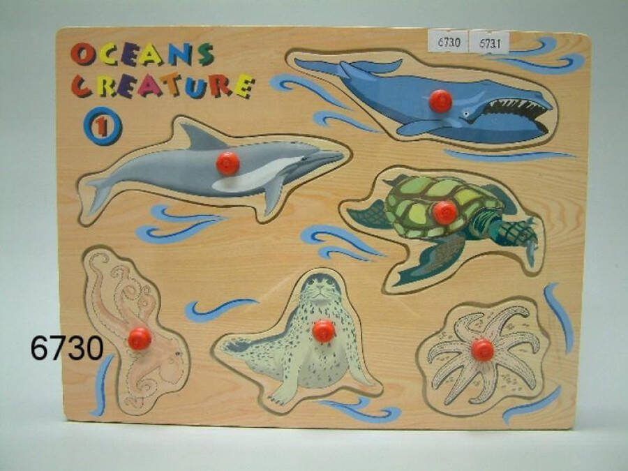 Geharo Vormenpuzzel zeedieren