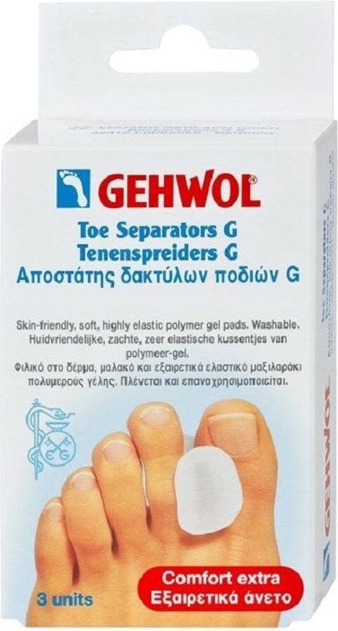 Gehwol Teenspreider G Groot Siliconen Anti-druk