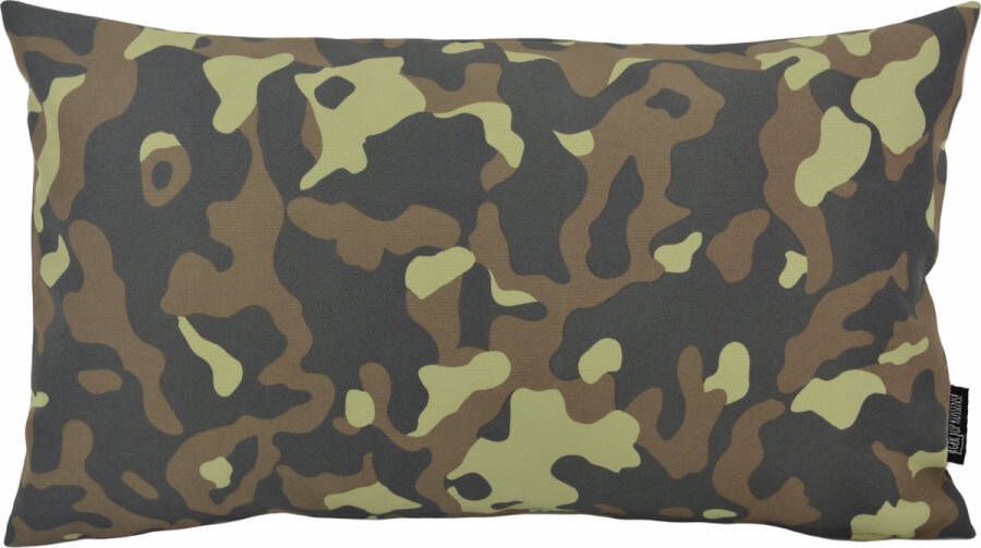 Gek op Kussens! Sierkussen Camouflage Army Outdoor Buiten Collectie 30 x 50 cm Polyester PU