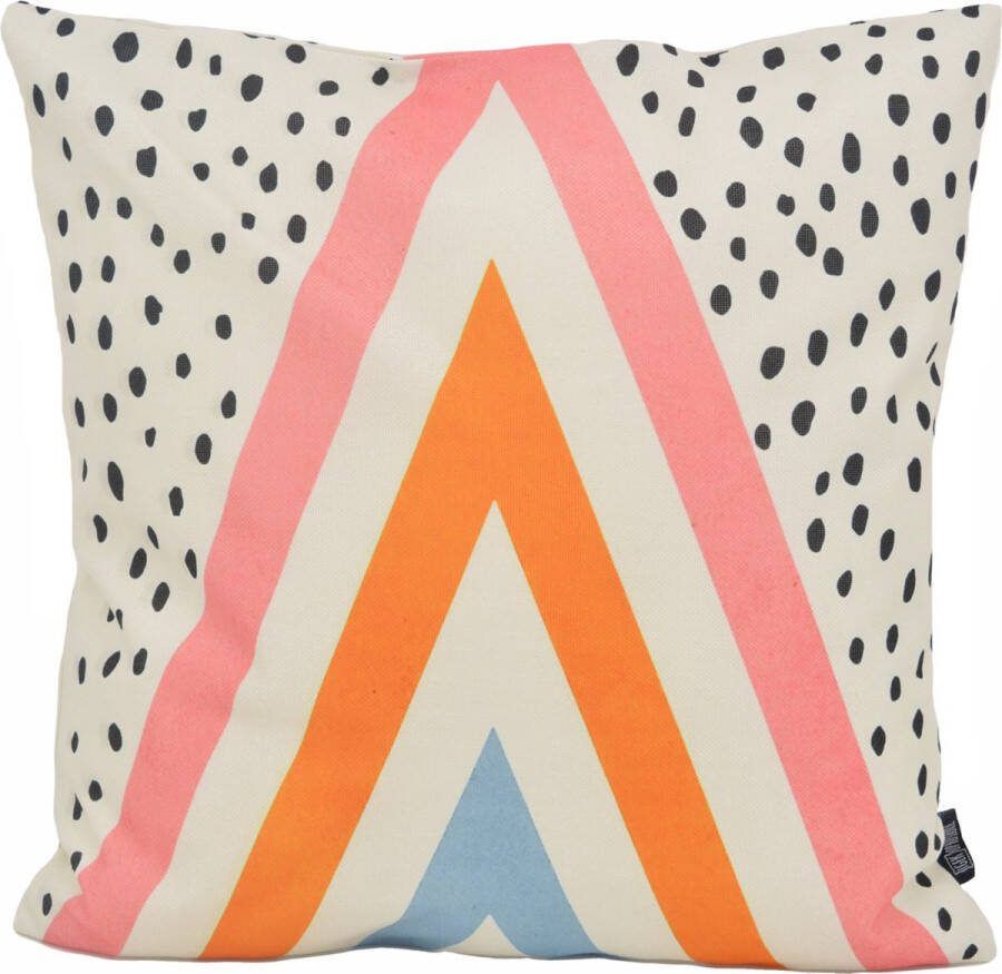 Gek op Kussens! Sierkussen Color Shapes #1 Outdoor 45 x 45 cm Katoen Polyester
