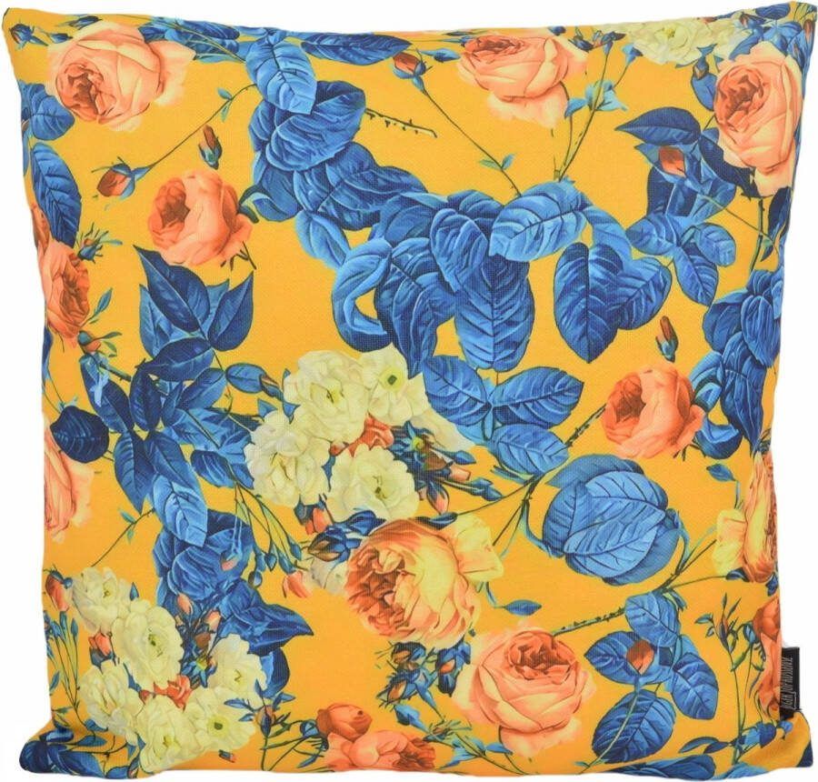 Gek op Kussens! Sierkussen Floral Lima Outdoor Buiten Collectie 45 x 45 cm Katoen Polyester