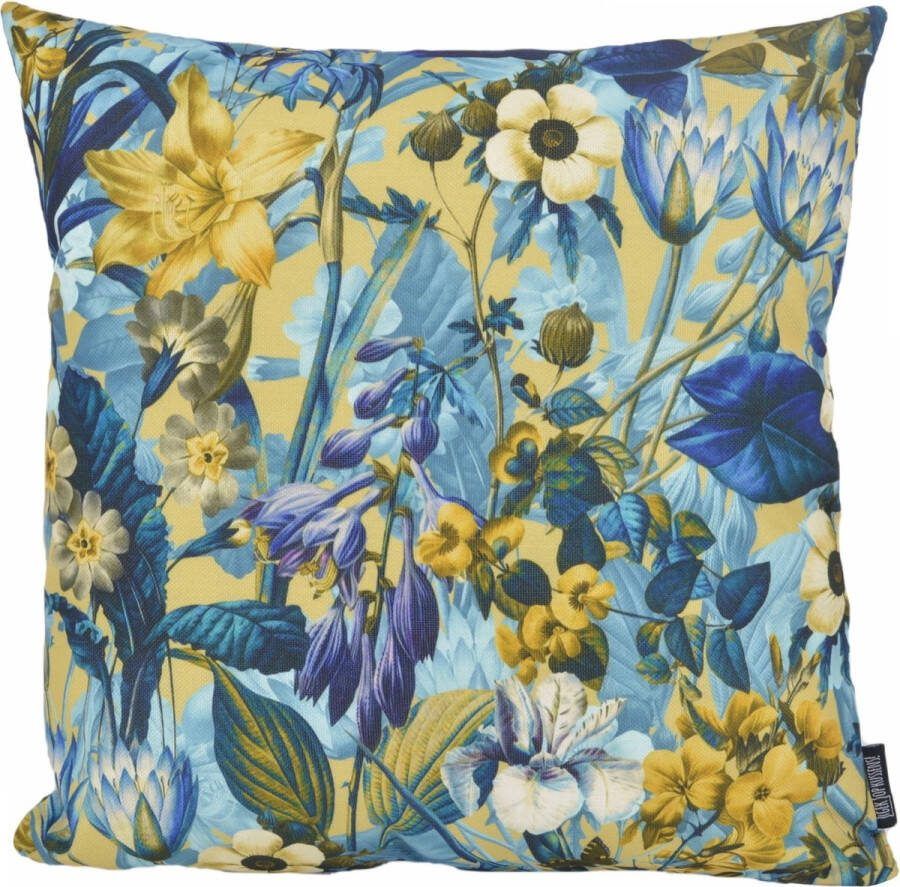 Gek op Kussens! Sierkussen Floral Loua Outdoor Buiten Collectie 45 x 45 cm Katoen Polyester
