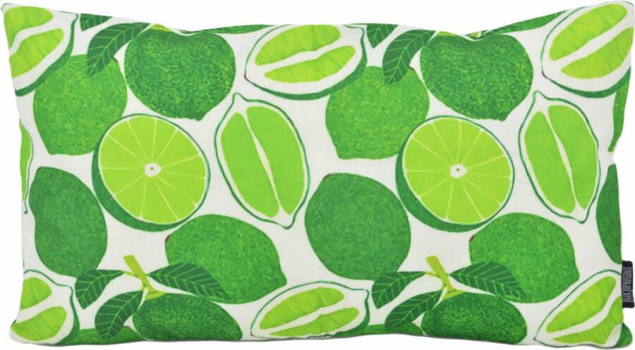 Gek op Kussens! Sierkussen Lemons Outdoor Buiten Collectie 30 x 50 cm Katoen Polyester