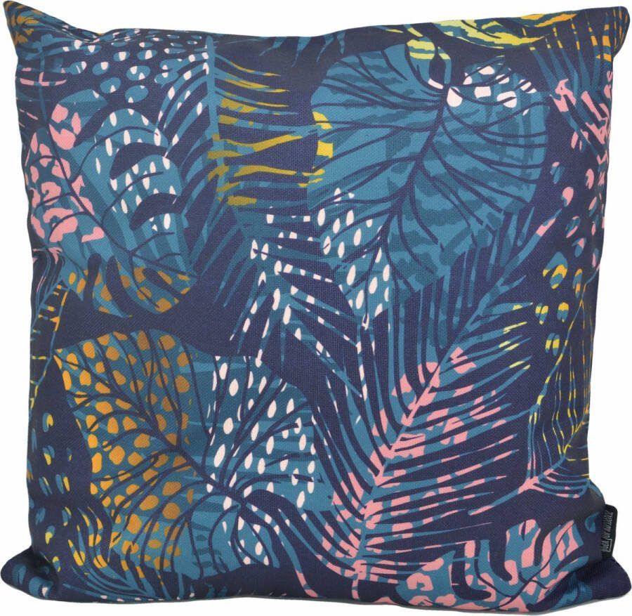 Gek op Kussens! Sierkussen Malika Leopard #1 Outdoor Buiten Collectie 45 x 45 cm Katoen Polyester