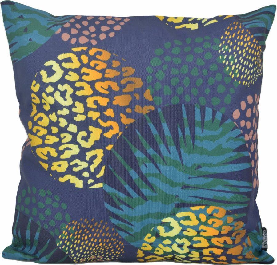 Gek op Kussens! Sierkussen Malika Leopard #2 Outdoor Buiten Collectie 45 x 45 cm Katoen Polyester