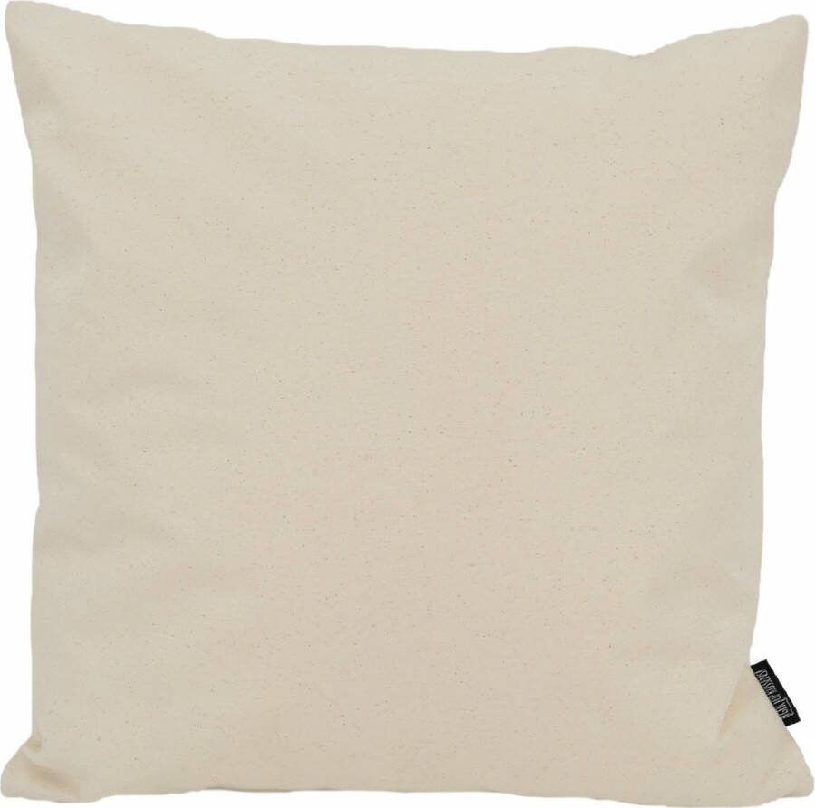 Gek op Kussens! Sierkussen Momo Ecru Outdoor Buiten Collectie 45 x 45 cm Katoen Polyester