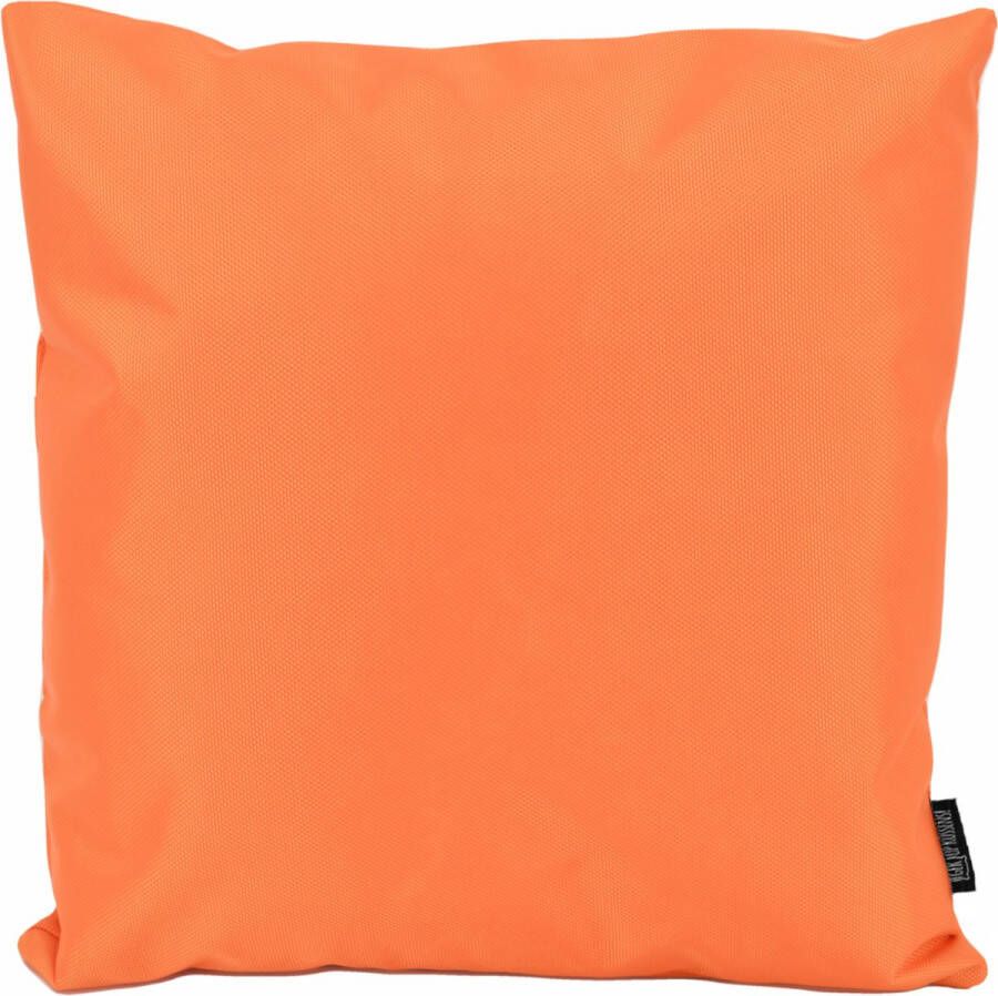 Gek op Kussens! Sierkussen Roan Oranje Outdoor Buiten Collectie 45 x 45 cm Polyester PU