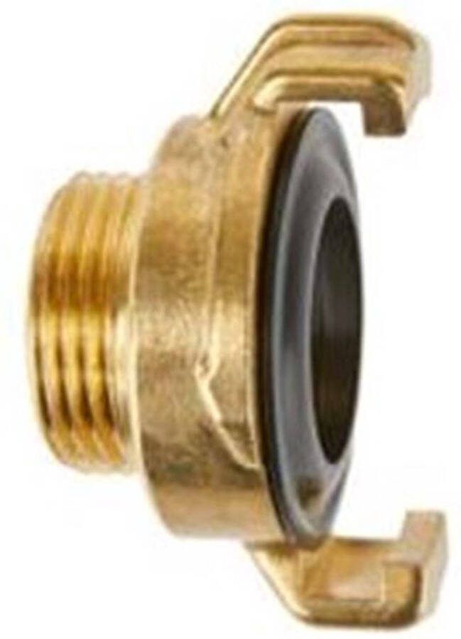 Geka messing slangkoppeling max. 10 bar bu.dr. 1