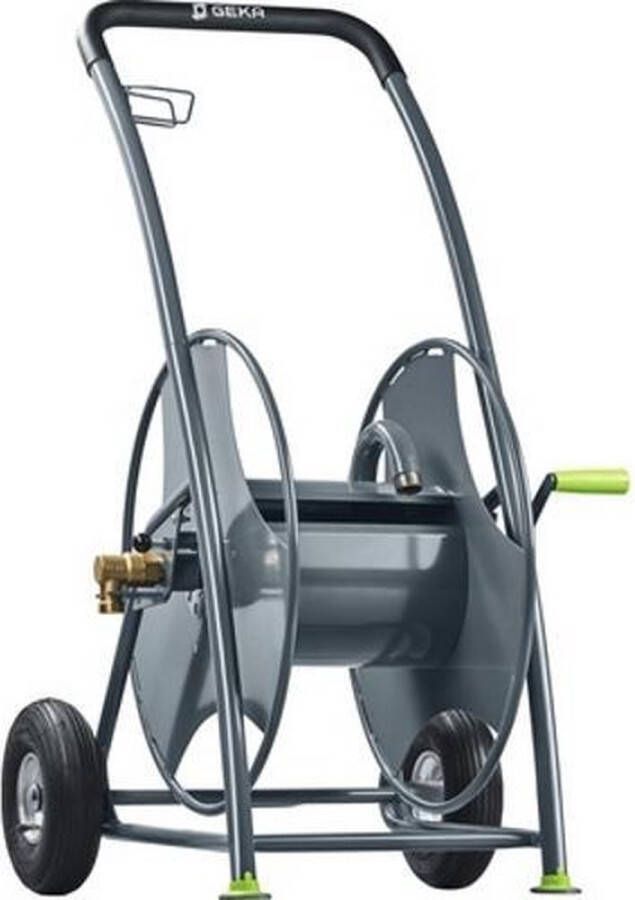 Alfaflex Professionele slangenwagen GEKA slangenhaspel 1 aansluiting. Poedercoating . 26 kgLuchtbanden. 67 x 112 x 66 cm