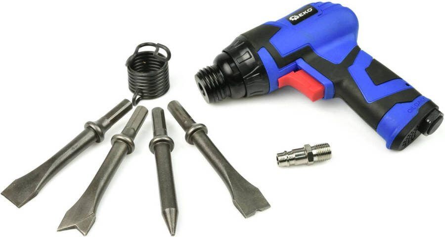 Trailer and Tools Lucht beitel 5 delig Pneumatische beitel set GEKO