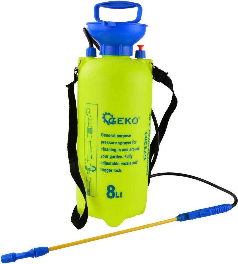 Geko Handmatige Drukspuit 8 Liter (g73203)