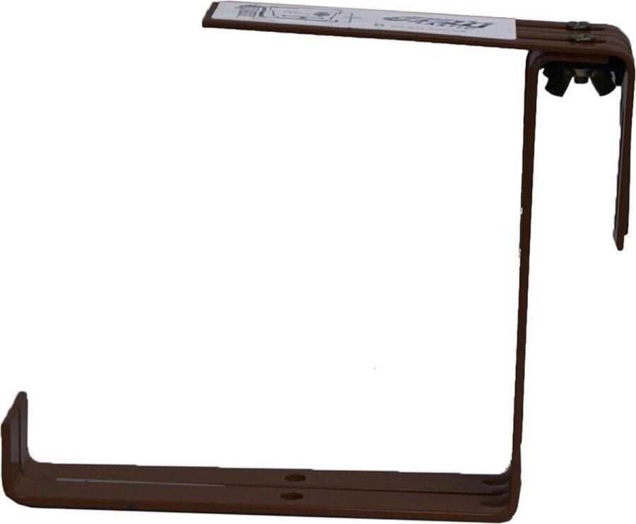 Geli Balkonhaak voor bloembakken Type C Max 30 kg Bruin