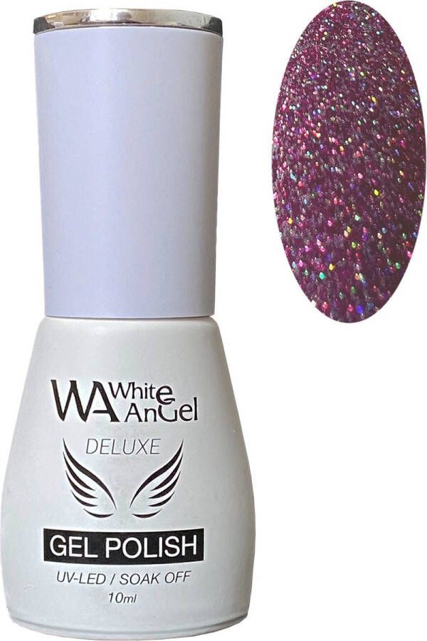 Gellex White Angel Deluxe Gel Polish (104) Majestic Purple 10ml Gellak Gel nagellak Shellac Gel nagels Gel Nails