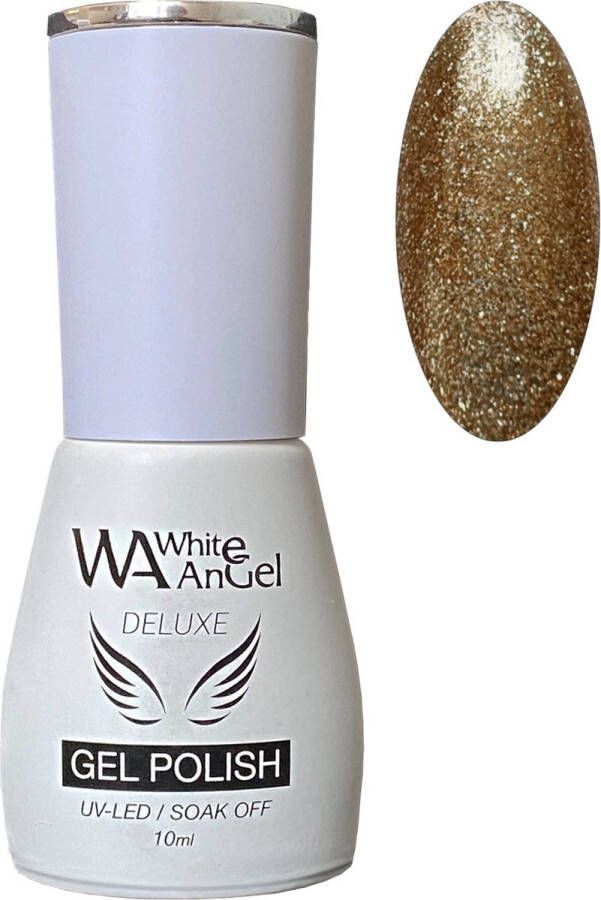 Gellex White Angel Deluxe Gel Polish 118 (1) Golden Ray 10ml Gellak Gel nagellak Shellac Gel nagels Gel Nails