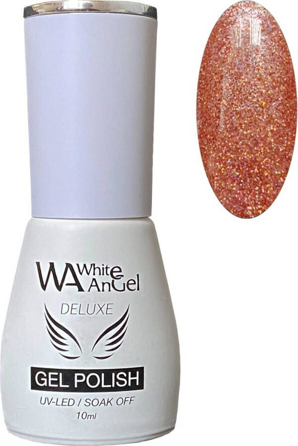 Gellex White Angel Deluxe Gel Polish (237) Sparkling Pink 10ml Gellak Gel nagellak Shellac Gel nagels Gel Nails