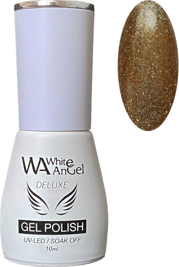 Gellex White Angel Deluxe Gel Polish (239) Cosmic Gold 10ml Gellak Gel nagellak Shellac Gel nagels Gel Nails