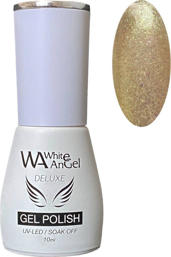 Gellex White Angel Deluxe Gel Polish (352-1) Twinkling Diamond 10ml Gellak Gel nagellak Shellac Gel nagels Gel Nails