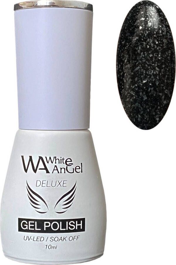 Gellex White Angel Deluxe Gel Polish (360) Galaxy Black 10ml Gellak Gel nagellak Shellac Gel nagels Gel Nails