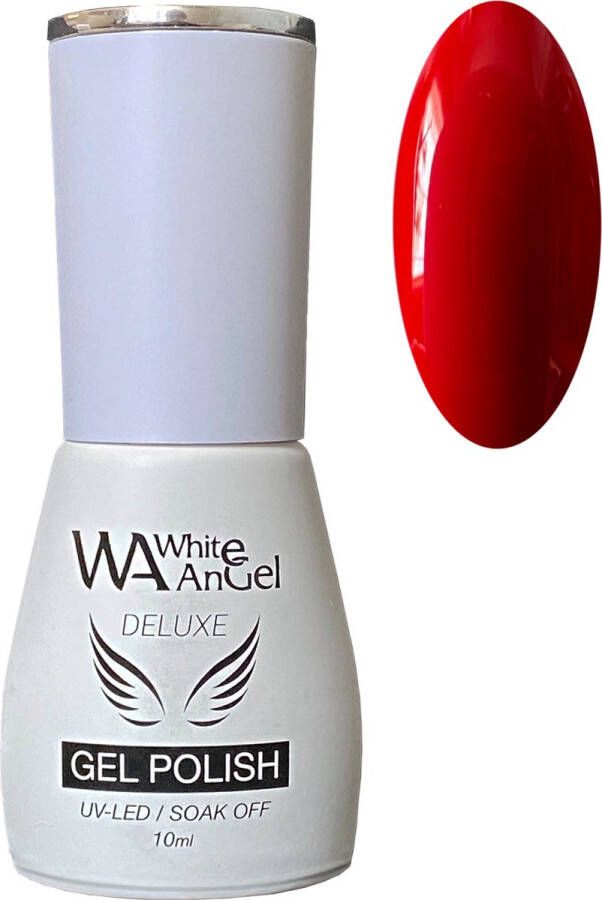 Gellex White Angel Deluxe Gel Polish (86) Carmine 10ml Gellak Gel nagellak Shellac Gel nagels -Gel Nails