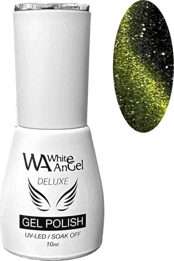 Gellex White Angel Deluxe Gel Polish (Cat Eye-04) Dancing Machine 10ml Gellak Gel nagellak Shellac Gel nagels Gel Nails