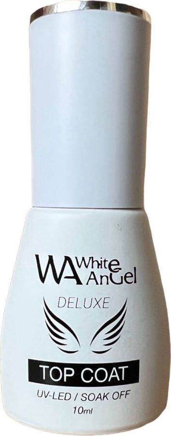 Gellex White Angel Gellex Glitter Top Coat #3 (Zilver) 10ml Gel nagellak Glitter Topcoat Gellak nagels