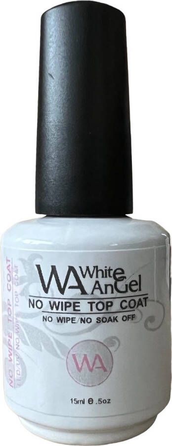 Gellex White Angel No Wipe Topcoat 15 ml Gellak nagels Gel nagellak Gelpolish Shellac Gel nagels