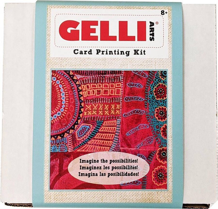 Gelliarts Gelli Arts Card Printing Kit kaarten maken set creëer stempels en monoprints