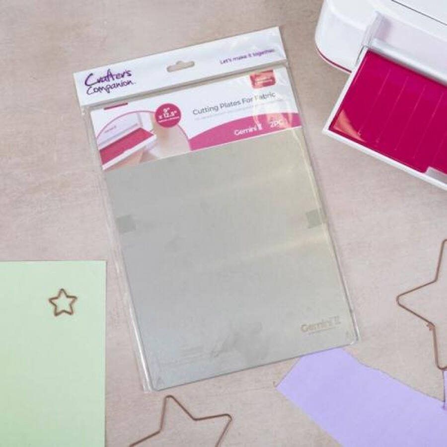 Gemini II Accessoires Metalen snijplaat A4 Textiel