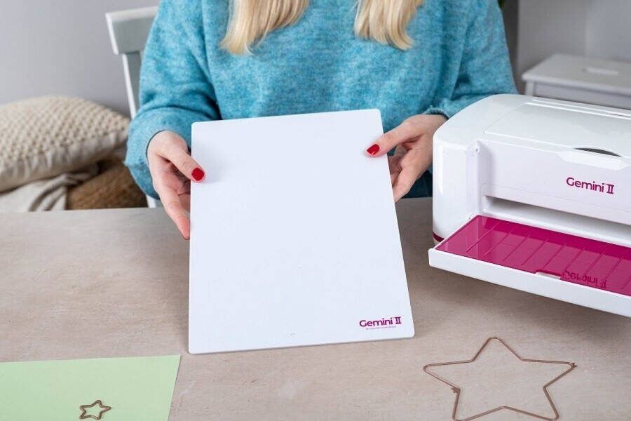 Gemini II Accessoires Witte snijplaat A4