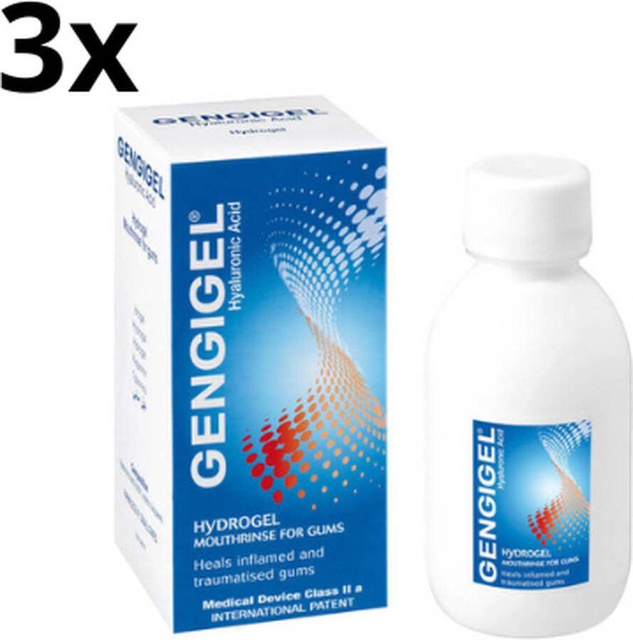 Gengigel Mondspoeling 3 x 150 ml Voordeelverpakking