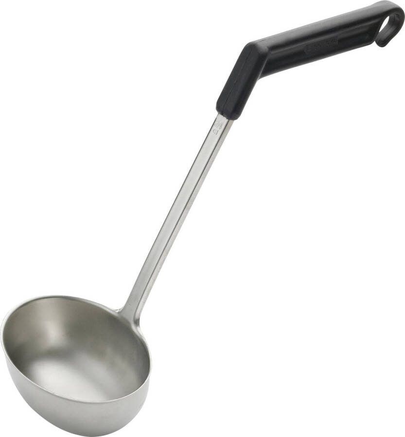 Gense Ergonova Soeplepel 24 cl Staal Zwart