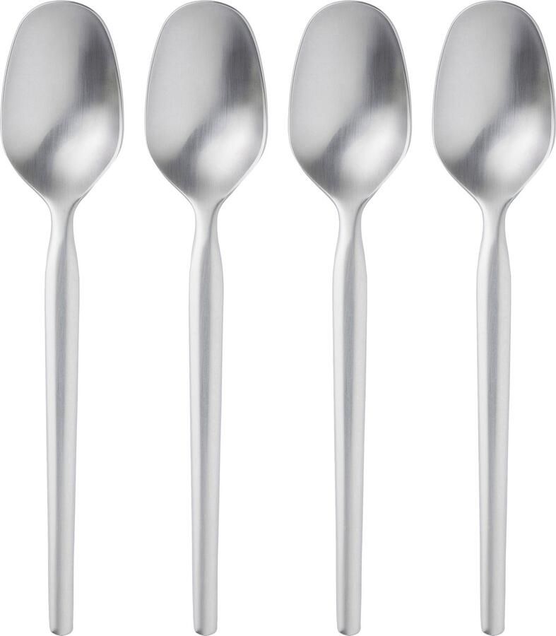 Gense Dorotea Dessertlepel 17 8 cm 4 stuks Mat staal