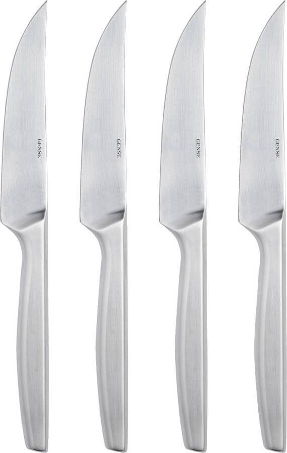 Gense Norm Steakmes 4 stuks Mat staal
