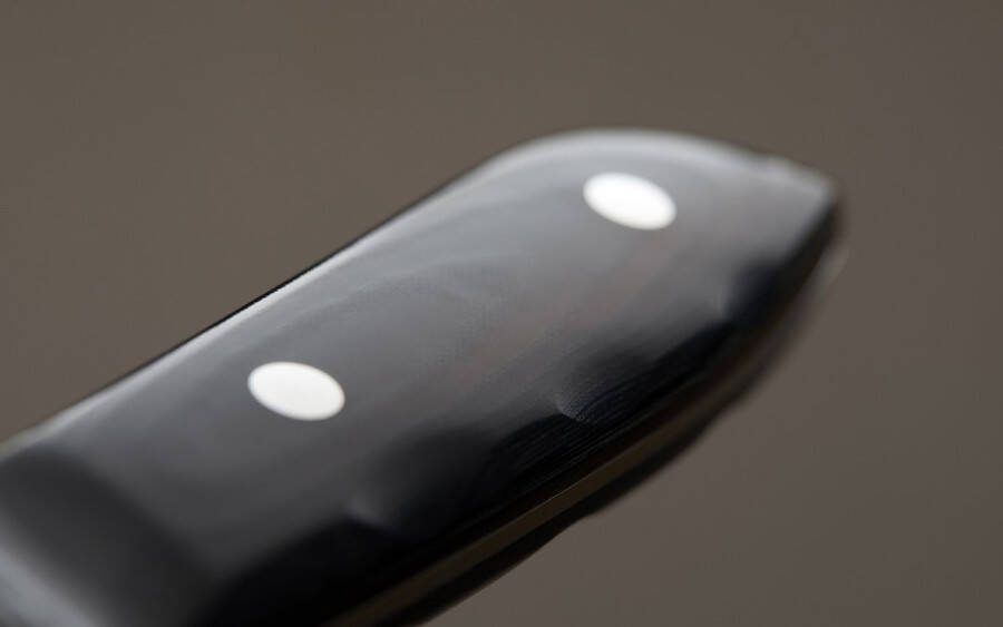 Gense Old Farmer Micarta Steakmes XL 23 5 cm Zwart Staal
