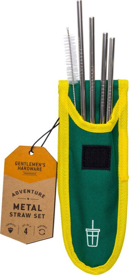 Gentlemen's Hardware TRAVEL METALEN RIETJE SET