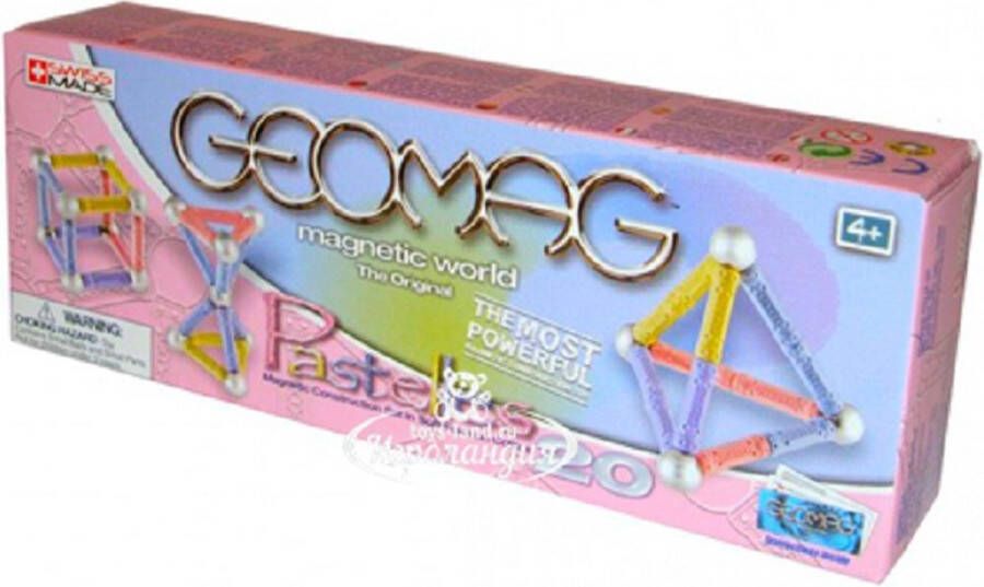 Geomag 20- Delig Pastel