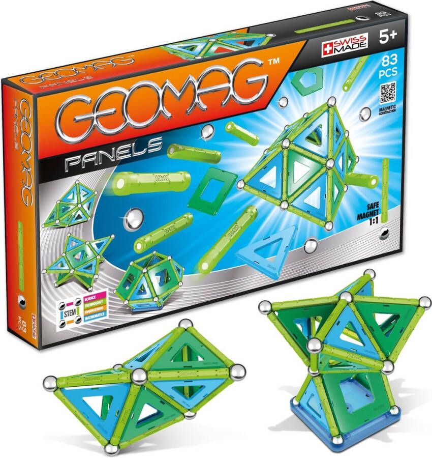 Geomag 83-delige Panels set groen blauw