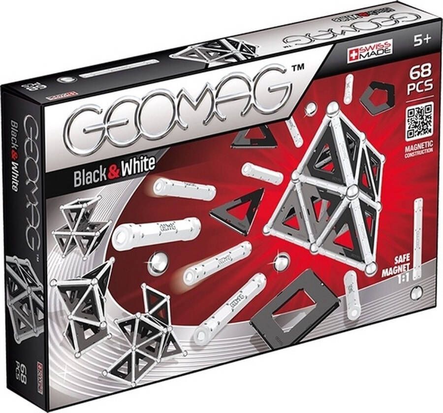 Geomag Panels Black&White 68 delig