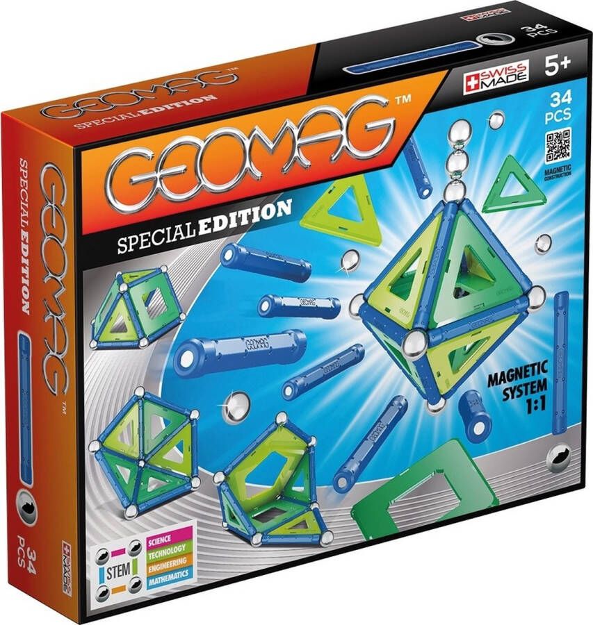 Geomag Bouwpakket Cold Junior Neodymium 34-delig