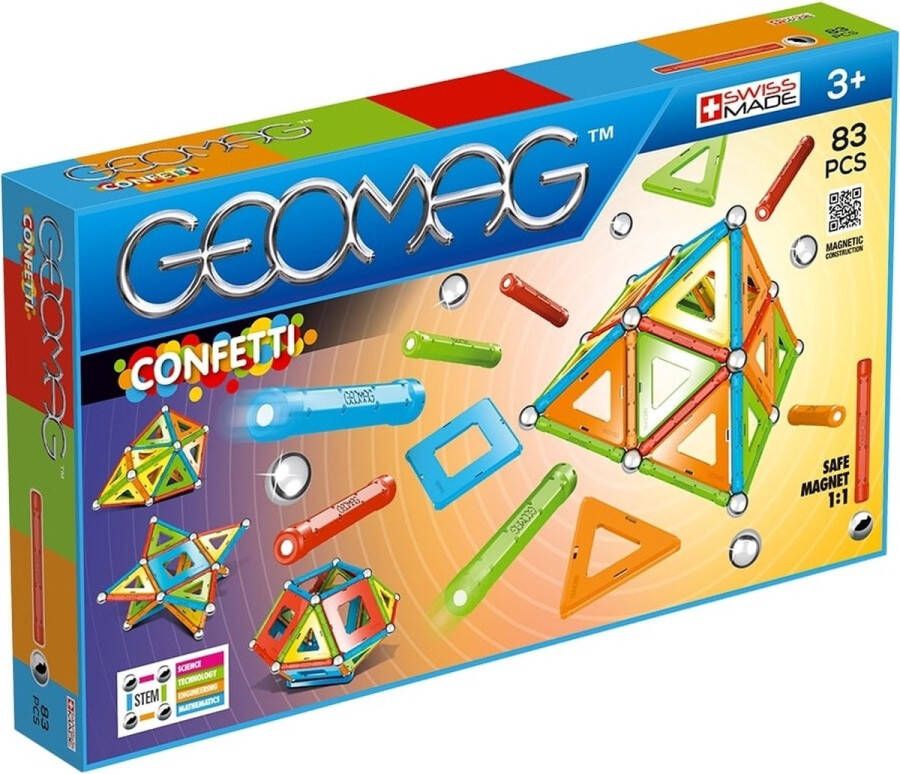 Geomag Constructieset Confetti Junior 83-delig