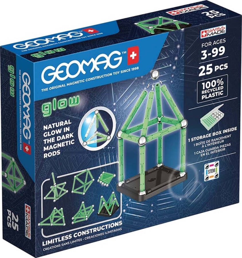 Geomag Glow Set Recycled 25-delig