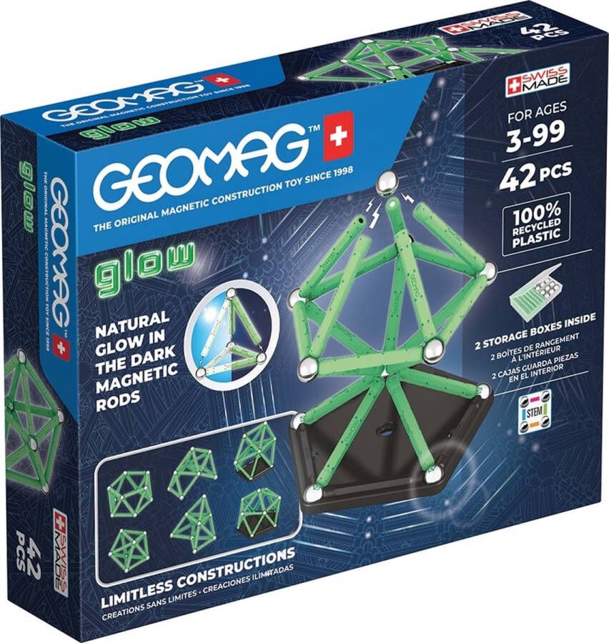 Geomag Glow Set Recycled 42-delig