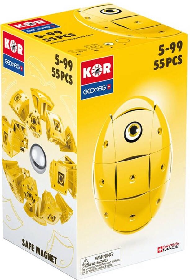 Geomag KOR 2.0 Pantone 108 Yellow 55 delig