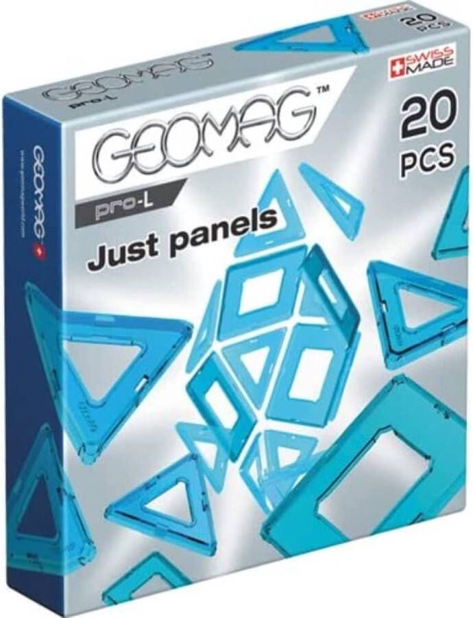 Geomag Pro-L Pocket Panels 20-delig blauw