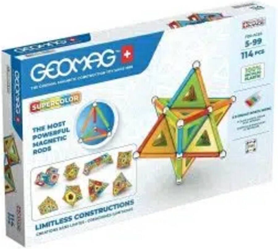 Geomag Super Color Recycled 114-delig multicolor