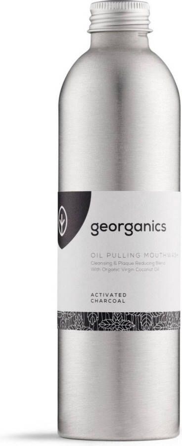 Georganics Mondspoeling Actieve Kool (Oil Pulling) 250 ml