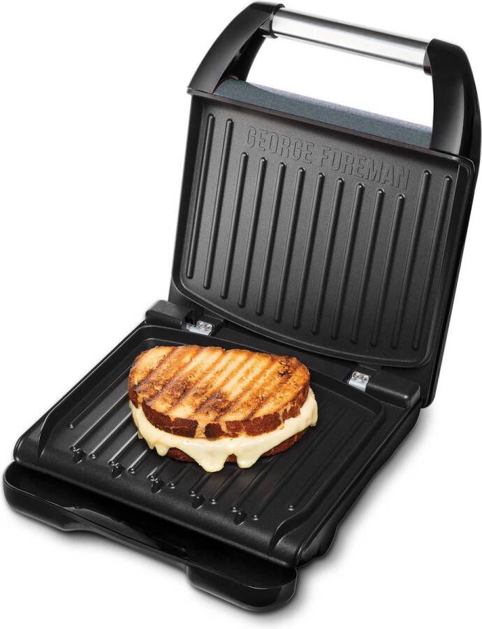 George Foreman 25041-56 Steel Grill Family Contactgrill Grijs