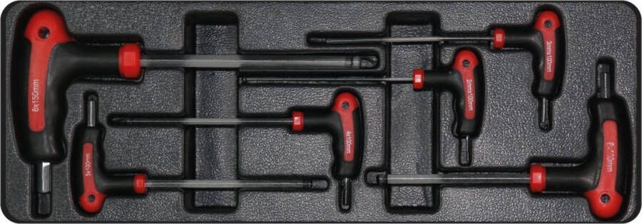 George Tools gereedschapset voor gereedschapswagen gereedschapstrolley gereedschapskoffer of gereedschapskar Steeksleutelset 3-delig