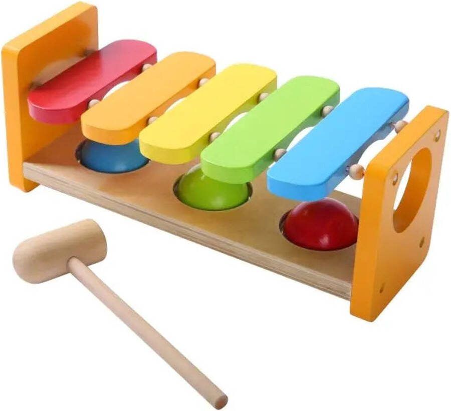 Gerardo's toys 2-in-1 Muzikale Hamerbank