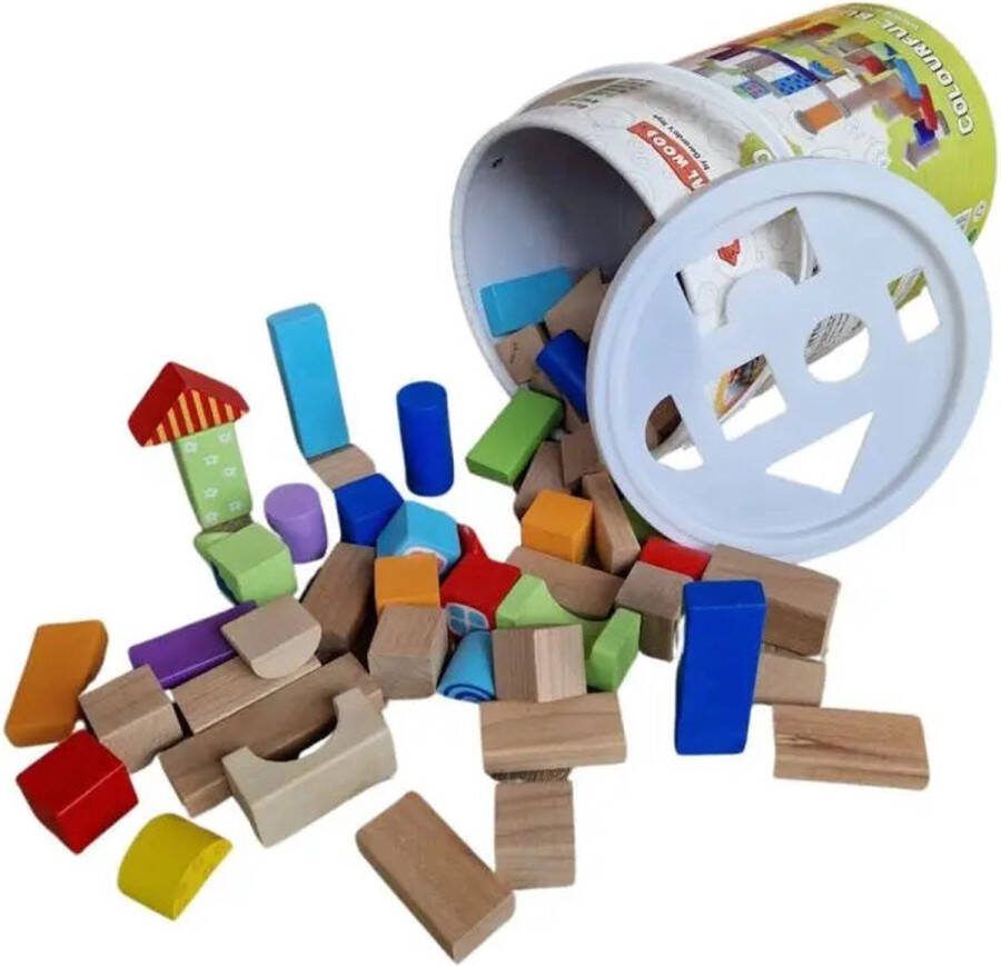 Gerardo's toys Houten bouwstenen